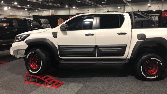 Purple Horn Parts Car Running Board Pp Aluminum For Hilux Revo