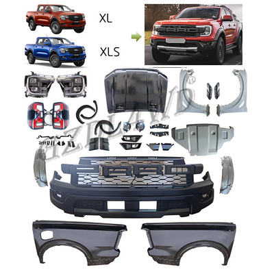 Black 4x4 Conversion Kit For Ranger 2022 T9 XL XLS Upgrade To Raptor 1/1 Body Kits