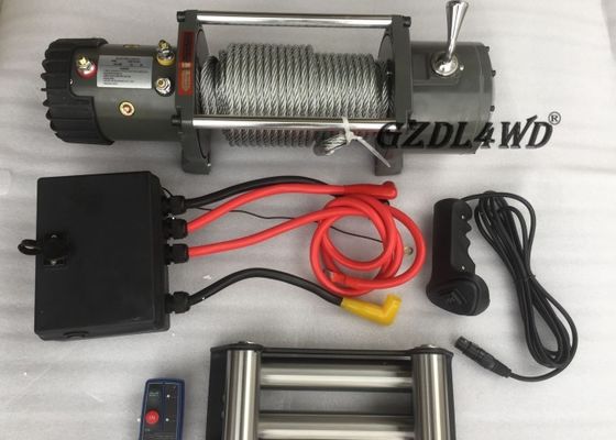 Treuil 12v des véhicules à moteur électrique 24v 8000lbs de guidon d'Off Road mini pour ATV