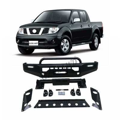 Garde de pare-chocs avant en acier laminé 4x4 pour Navara D40 2006-2010