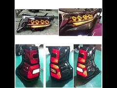 Red 4x4 LED Car Tail Lights For Toyota  Landcruiser Prado 2018 FJ150 / Auto Rear Light