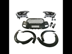 Matte Black Front Bumper 4x4 Body Kits For Ranger 15 - 17 With Fog Lights